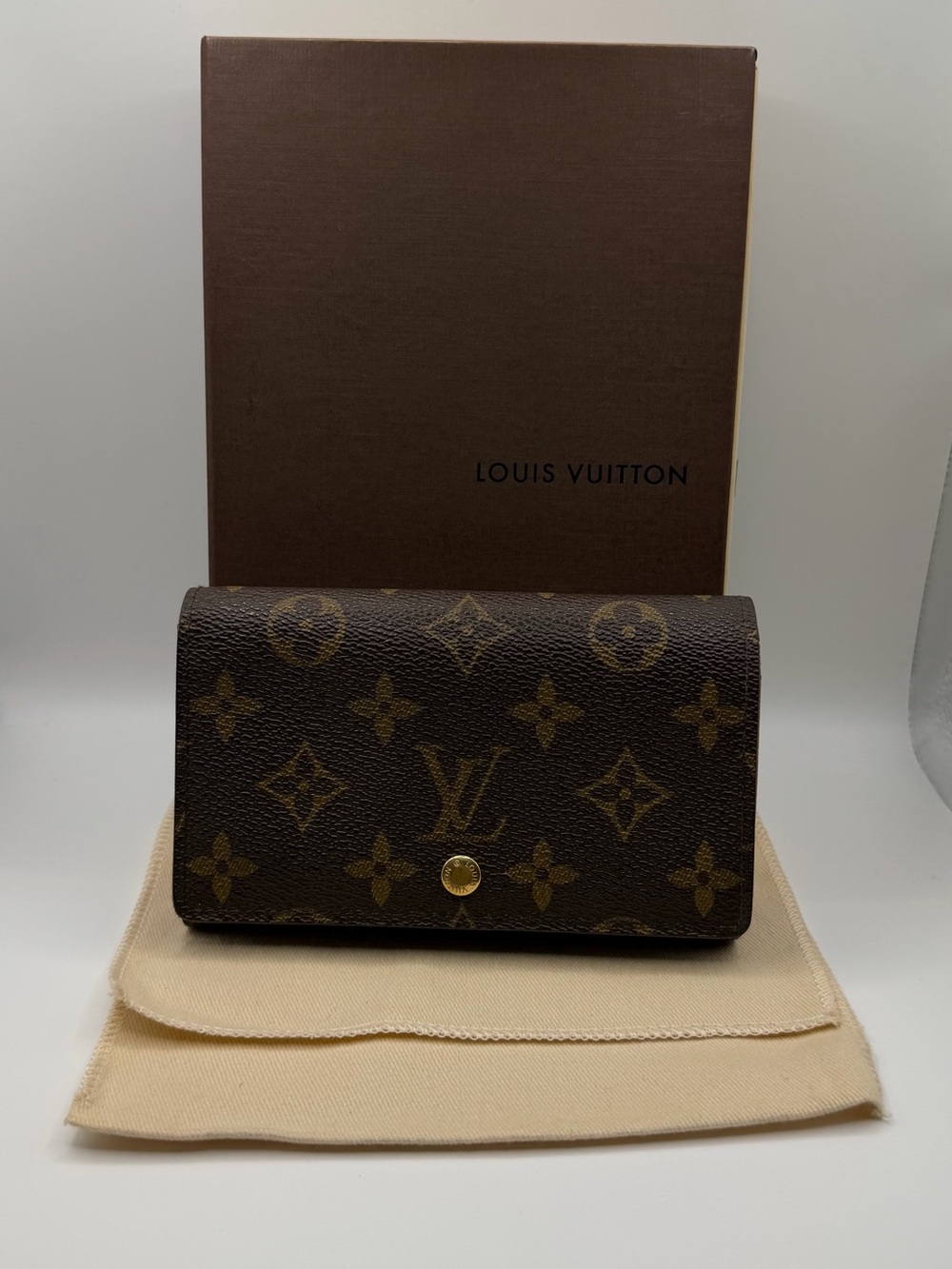 Louis Vuitton Monogram Porte-Monnaie Tresor Wallet